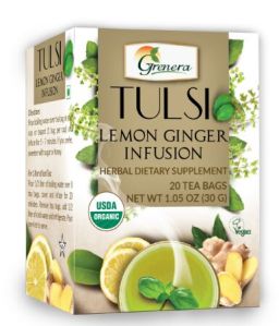 Tulsi Lemon Ginger Infusion