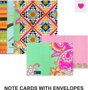 Note card envelopes