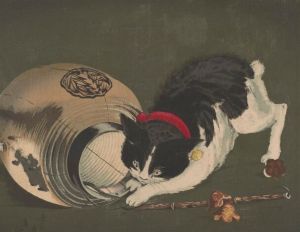 Cat with lantern