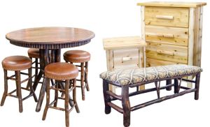 log furniture
