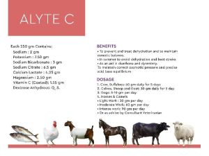 Alyte C Poultry Feeds Supplements