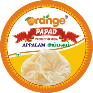 orange papad appalam