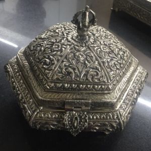 Antique Solid Silver Box