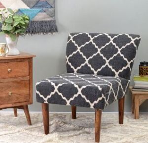 Removable Legs Upholstered Wooden Accent Chair