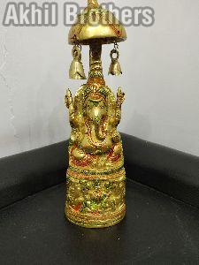 10.5 Inch Brass Ganesh Ji Statue