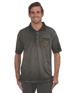SERENITY NOW ENZYME WASHED POLO SHIRT