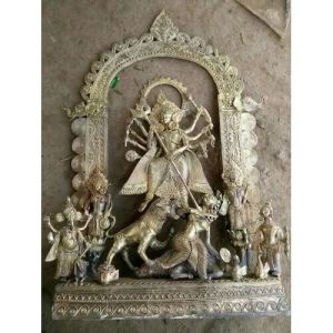 Dhokra Durga Statue
