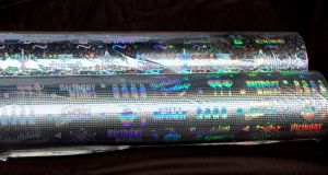 Customized Holographic Films - Metalized & Transparent