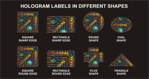Hologram Sticker in Different Shapes