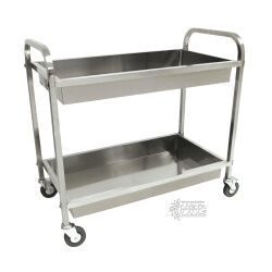 Classic Stainless Steel Serving Cart