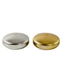 Mettalic Gold & Silver Floating Candle