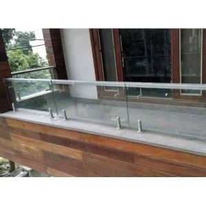 Stainless Steel Toughened Glass Railing