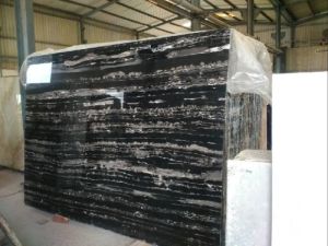 Silver Portoro Marble Slab