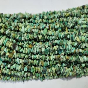 18 Inch Tibetan Turquoise Chip stone Real genuine Firoza Beads Strands