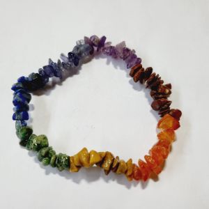 7 Chakra Chip stone bead Bracelets