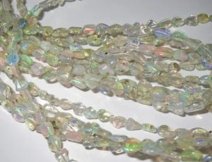 Ethiopian opal mini tumble nugget shape Gemstone Beads