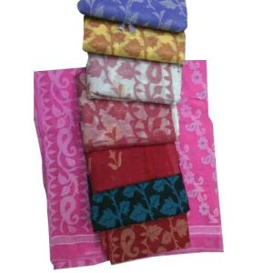 Colorful Silk Jamdani Saree