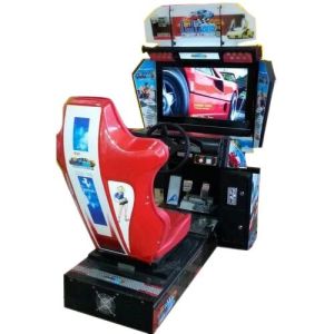 car racing arcade game machine