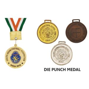 Die Punched Medal