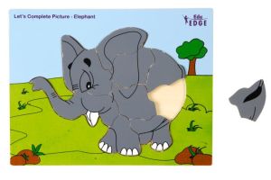 LET'S COMPLETE PICTURE - ELEPHANT Educational puzzle Toys