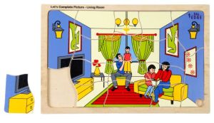 LET'S COMPLETE PICTURE - LIVING ROOM Educational puzzle Toys