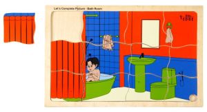 LET'S COMPLETE PICTURE - BATH ROOM Educational puzzle Toys