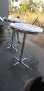 Stainless Steel Round Standing Table