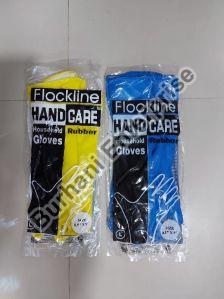 Flocklined Household Rubber Gloves
