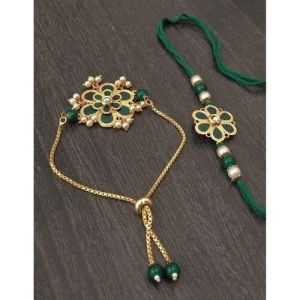 Brass Necklace Jewelry Set