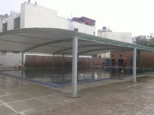 Swimming Pool Tensile Cover Structure