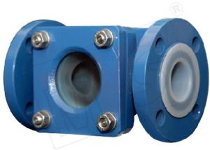 Cast Steel Plain Window Sight Flow Indicator, Color : Blue