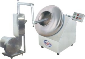 Coating Pan Machine With Hot Air Blower