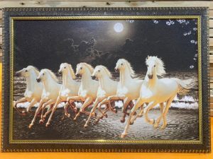 wall frame (horses)