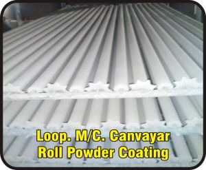 Mild Steel Loop Machine Conveyor Roll Coating Service