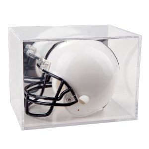 MINI-HELMET DISPLAY CASE WITH MIRRORED BACK
