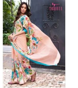 Printed Colorful Saree