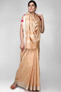 Golden Munga Silk Saree