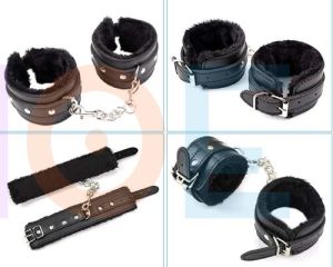 Leather Bondage Wrist Cuffs