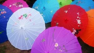 Japanese Wooden Umbrella