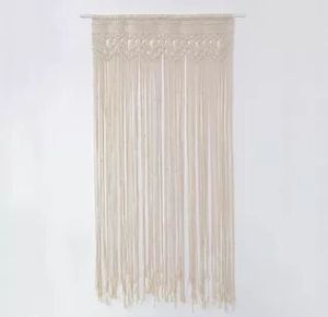 handmade macrame curtain