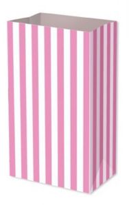 Striped Food Paper Bags