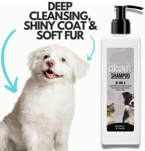 healthy coat dog coconut shampoo