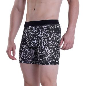 Black &amp;amp; White Camo Printed Underwear Boxer