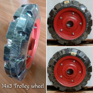 14x3 Cuted Trolley Wheel