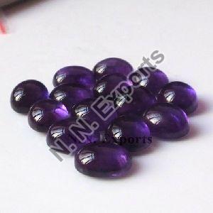 Natural African Amethyst Oval Cabochons Gemstones