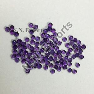 Natural African Amethyst Round Cabochons Loose Gemstones