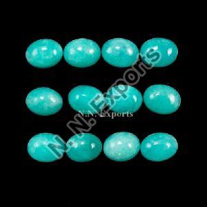 Natural Amazonite Oval Cabochons Loose Gemstones