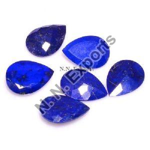 Natural Lapis Lazuli Faceted Pear Loose Gemstones