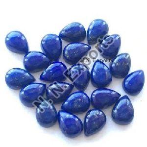 Natural Lapis Lazuli Pear Cabochons Loose Gemstones