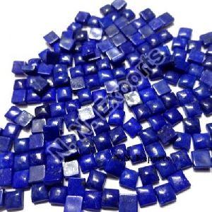Natural Lapis Lazuli Square Cabochons Loose Gemstones